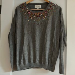 Anthropologie Angel of the North Confetti Sweater